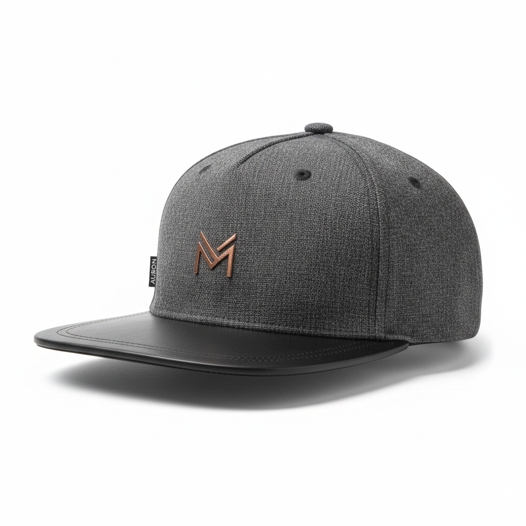 A stylish classic cap on a white background